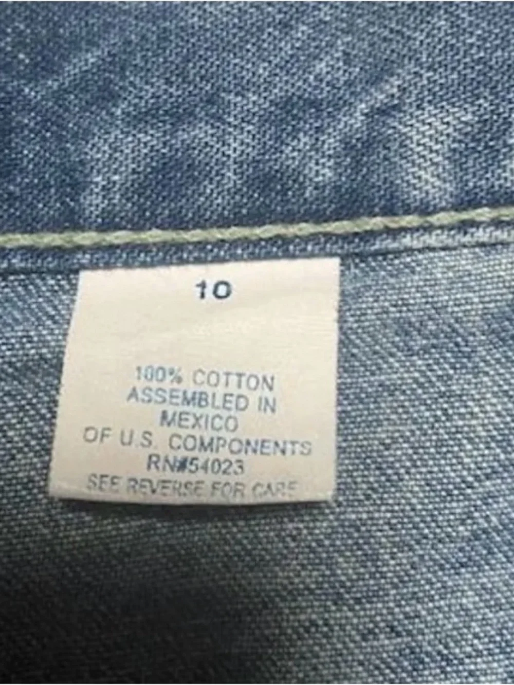 Old Navy Medium Blue Denim High-Rise Jean Shorts